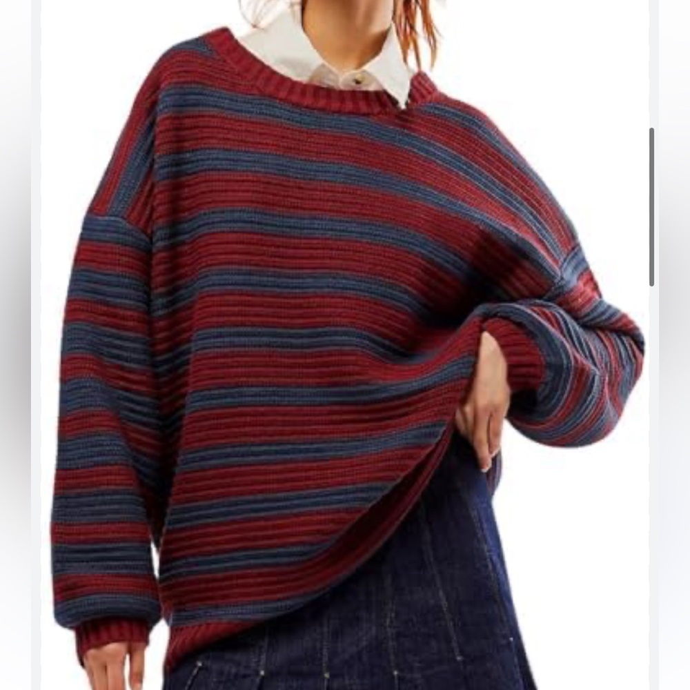 NWOT Free People Links Pullover